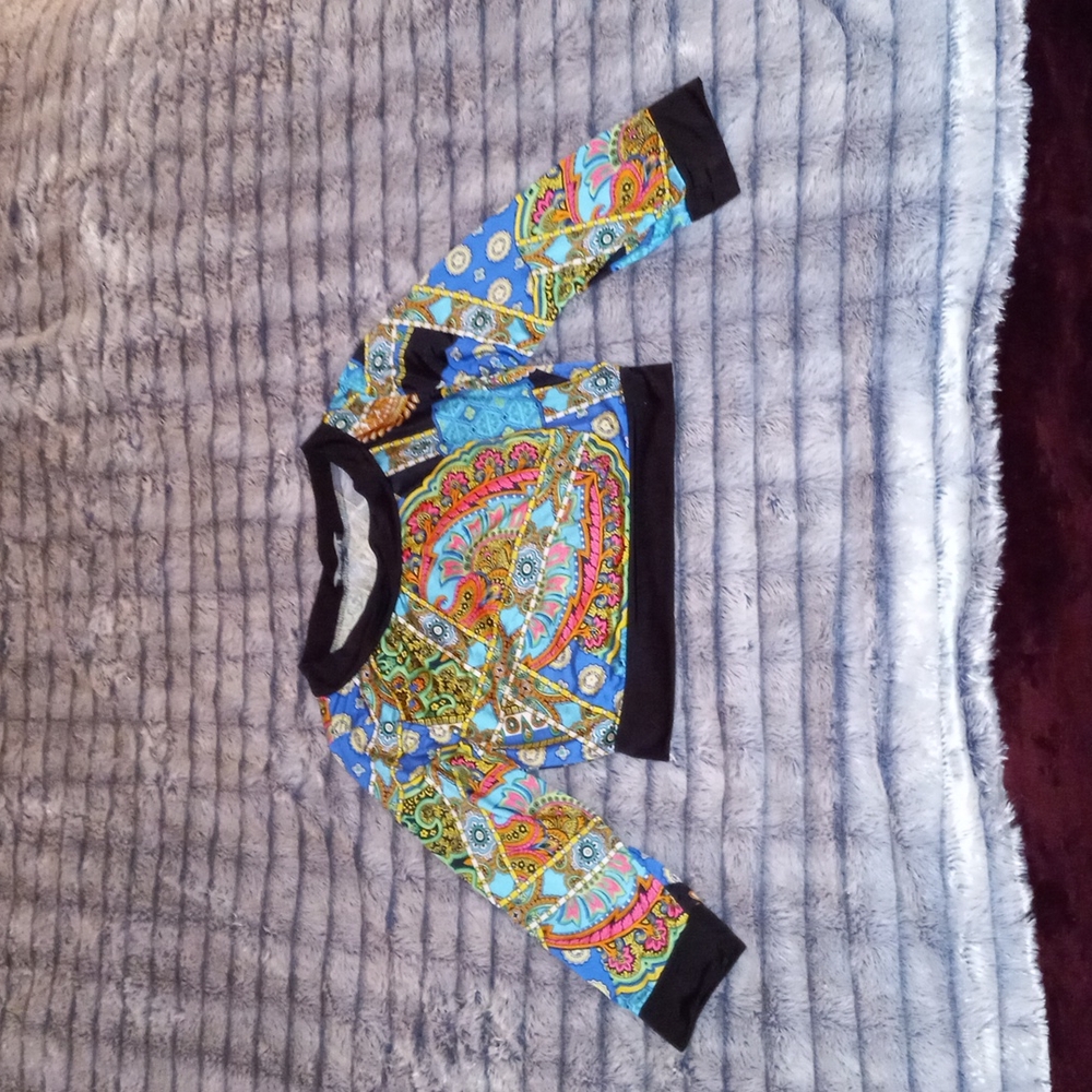 UK2LA Colorful Crop Top